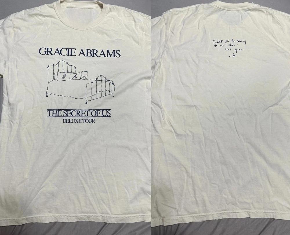 Gracie Abrams The Secret Of Us Deluxe Tour Lollapalooza T Shirt  Unisex T-Shirt XXXXL
