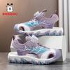 Babu Bean Classmate Boys Baotou Sandals 2025 Summer New Middle and Older Children's Non-slip Soft Sole Children's Sports Sandals