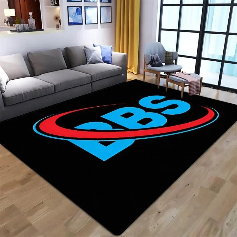 3D BBS racer Retro printed carpet Non-slip carpet bedroom decoration living room decoration washroom floor mat birthday gift