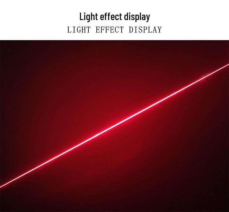 150mW 635nm Red Line Laser Module, 12V-24V, External Focusing, 16x60mm