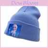 Frozen Elsa Kids Knitted Hat With Airy Acrylic Material For Autumn Winter Warmth