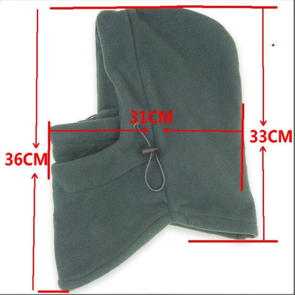 Mens Hood Sports Balaclavas  Face Mask 6 In 1  Fleece Scarf