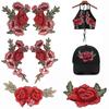 Floral Embroidery Flower Patch Multicolor Sew on Patch Fashion Elegant Sewing Accessories