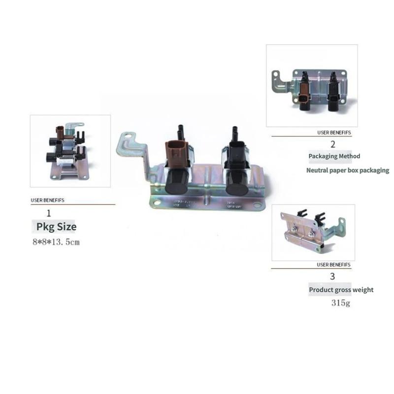Engine Intake Manifold Vacuum Solenoid For Mazda 3 5 6 For CX-7 LF8218740 K5T81777 Direct Replacement Purge Control Valve