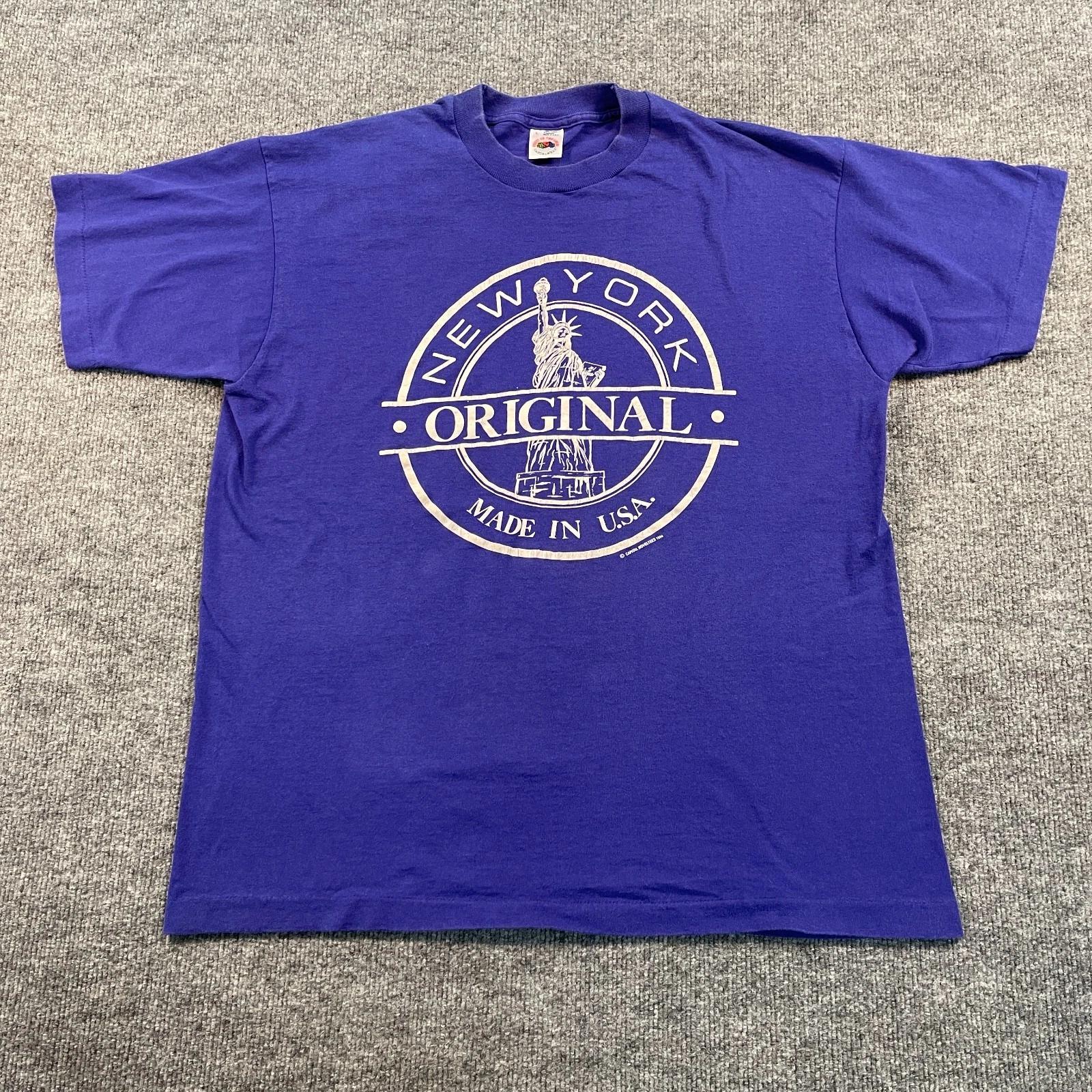 

Vintage 1994 New-York Statue Of Liberty Shirt Large 22x28 Capitol Noveltees L
