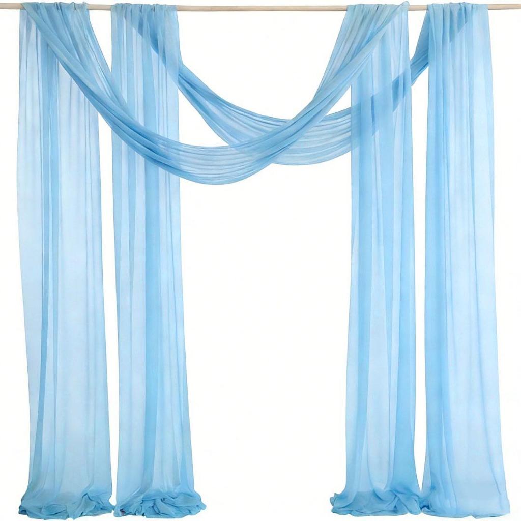 Elegant Pearl Micro-Shimmer Polyester Fabric for Wedding Decor & Drapery