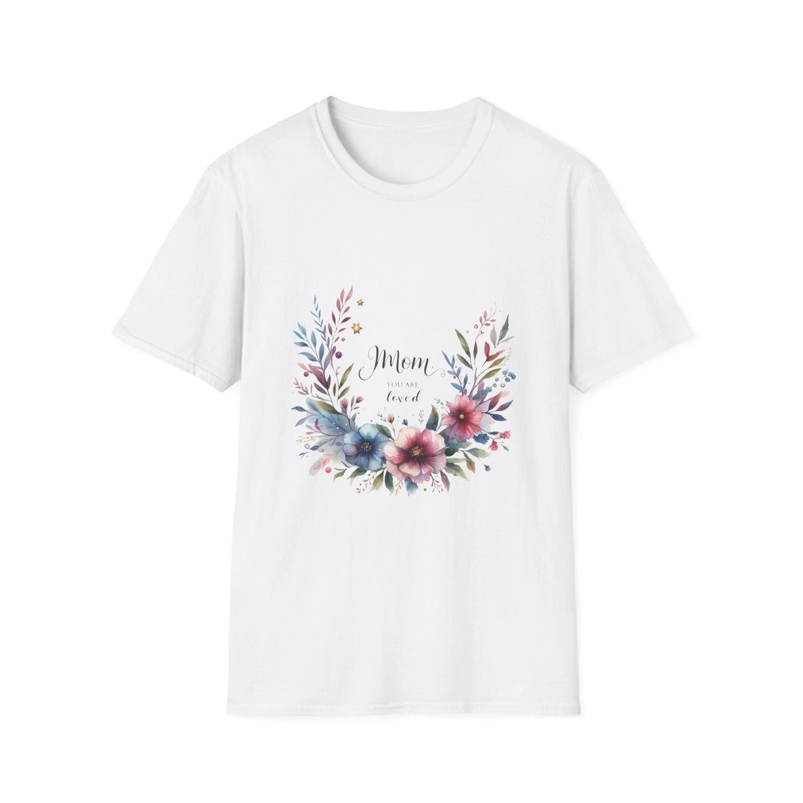 Mother s Day Floral T-Shirt, Gift for Mom, Floral Tee, Unisex Shirt, Mother s L