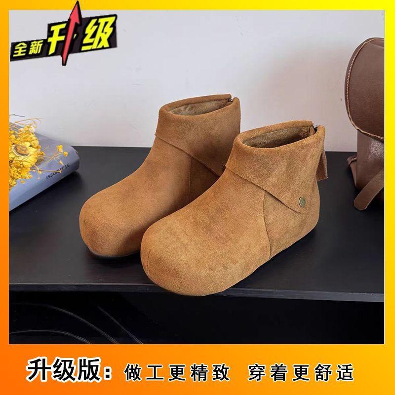 New autumn models, versatile, comfortable and simple cotton shoes, women s high-end Korean version of casual women s cotton shoes 35