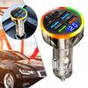 200W Car Charger 6 Ports Fast Charging with Digital Display PD QC3.0 USB C Quick Charging Adapter for IPhone Samsung Xiaomi Amag