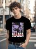 Tupac Dear Mama Album Graphic Tee - Black Hip Hop Streetwear Shirt with Purple Lettering - Heavyweight 100% Cotton Crewneck T-shirt for Concerts