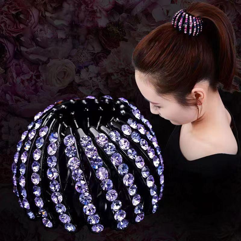 Medium-sized Hair Dispenser, Medium-sized Hair Curlers, New Style Hair Clips for Ponytail, Flower-shaped Hair Band, Hair Accessory Clips