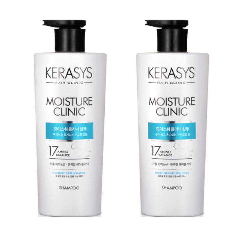 Kerasys Moisture Clinic Proteïne Hydraterende Haarshampoo 750ml (Pak van 2) 750ml (Pack of 2)