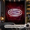 TapestryPSV Eindhoven FC Custom Name Text Personalized Wall Hanging Tapestry Home Wall Decor