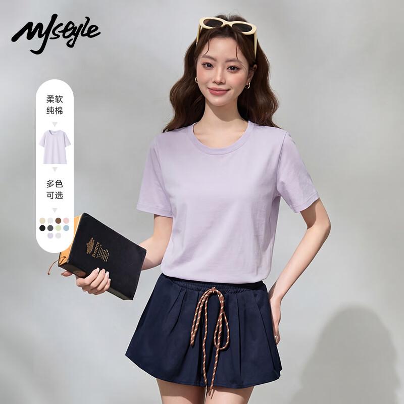 MJ STYLE Women s Round Neck Short Sleeve T-Shirt 2XL