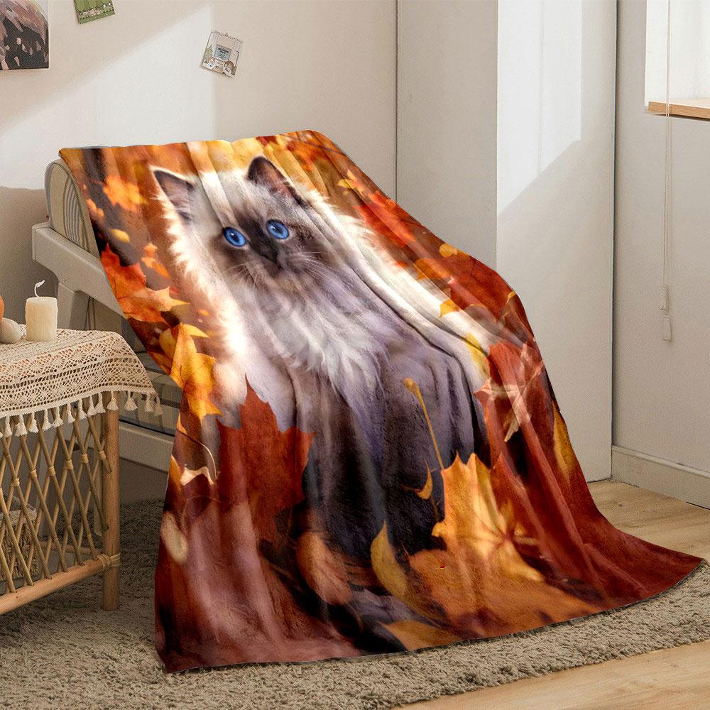 Cute puppy under the starry sky Printed Blanket Children Adult Blanket Soft and Warm Bedding for Bed Sofa Outdoor Travel Blanket