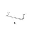 Towel Rack Stand Stainless Steel Cabinet Door Universal Hanging Rod Punch-Free Holder Kitchen Household Bathroom