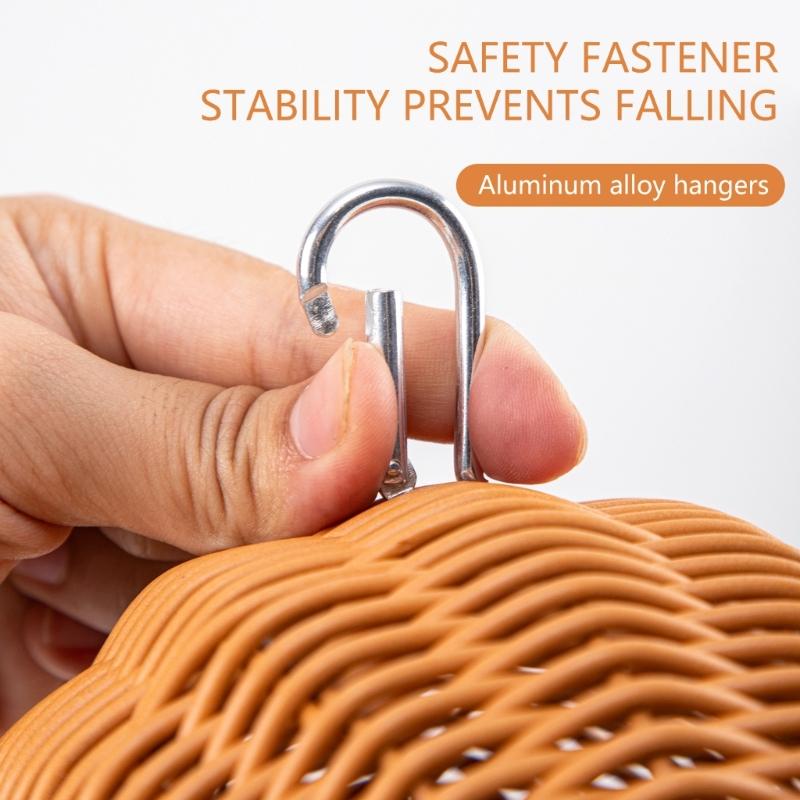 Ventilated Bird Hatching Nest With Secure Hook System Easy Installation for Backyard Bird Shelter