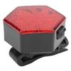 Bicycle Tailight USB Rechargeable Hexagon Safe Warning Flashing Rear Light Cycling Light
