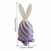 Spiral Cone 3D Printed Easter Bunny Decompression Easter Basket Stuffers Rotating Rabbit Egg Colorful Ornaments