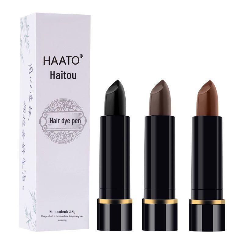 

Одноразовая ручка для окрашивания волос - Быстрое покрытие седины, в стиле помады, временное средство для подкрашивания