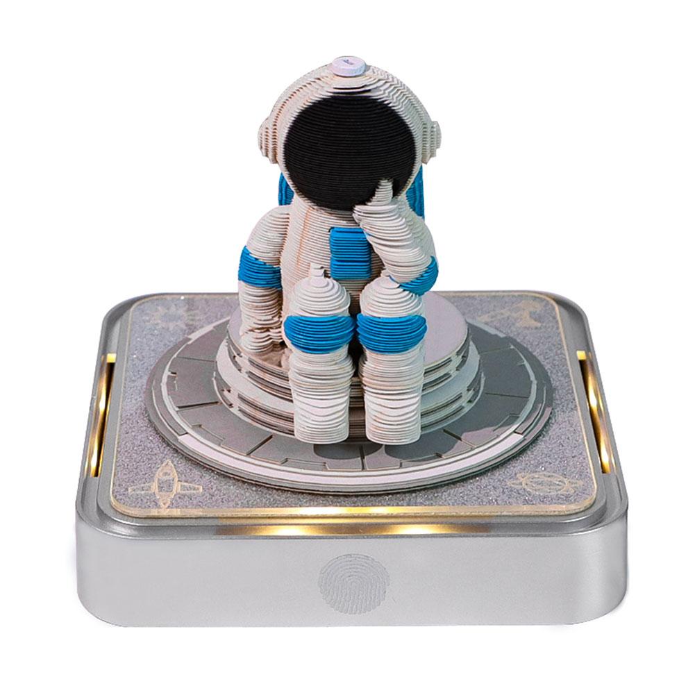 

3D Calendar 2026 with Lights DIY Tear-Away Timepiece 3D Artsy Pads Memo Pad Paper Home Decor Miniature Office Supplies