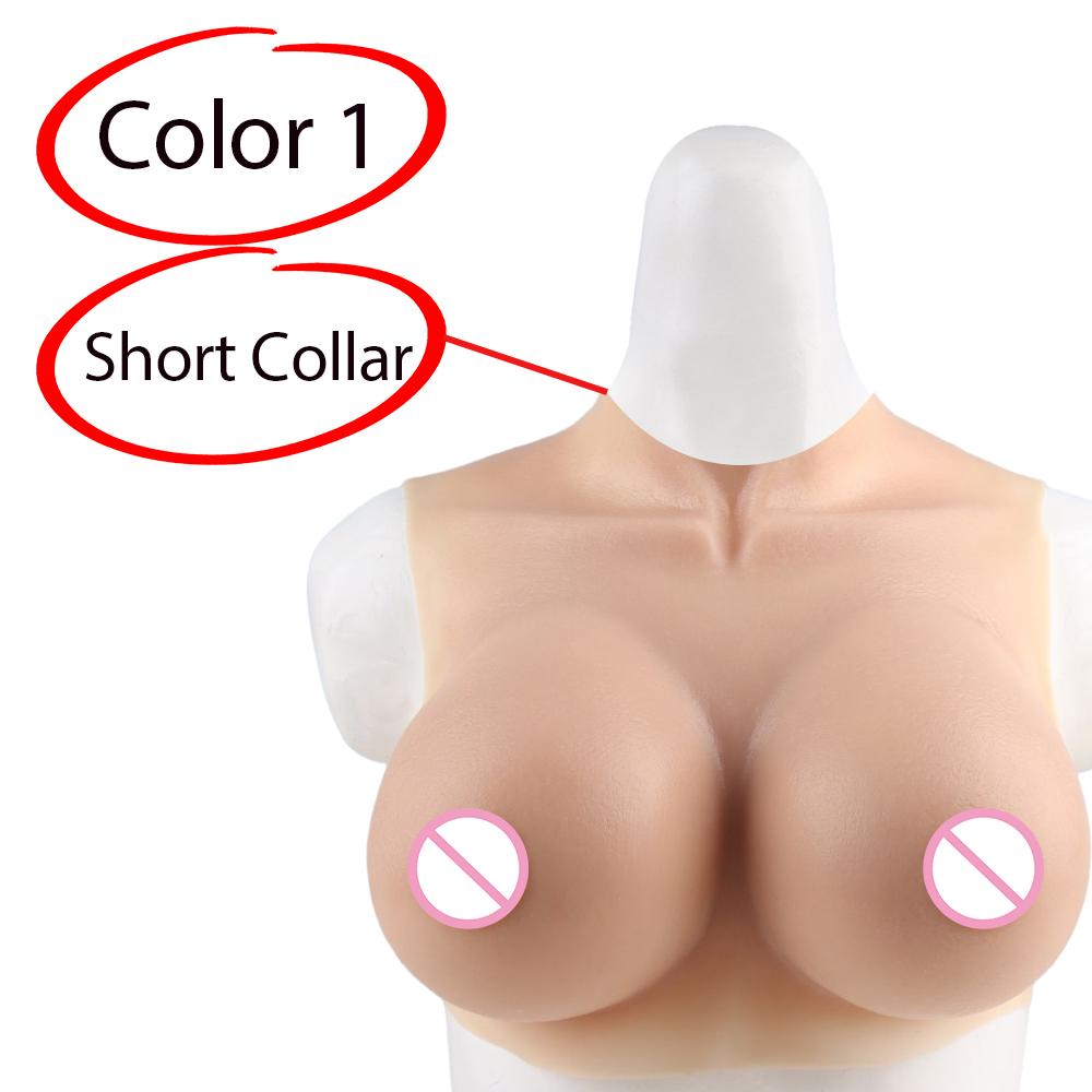Tgirl Realistic Silicone Tits Fake Breast Forms False Boobs H Cup for Crossdresser Shemale Transgenders Transvestite Breastplate