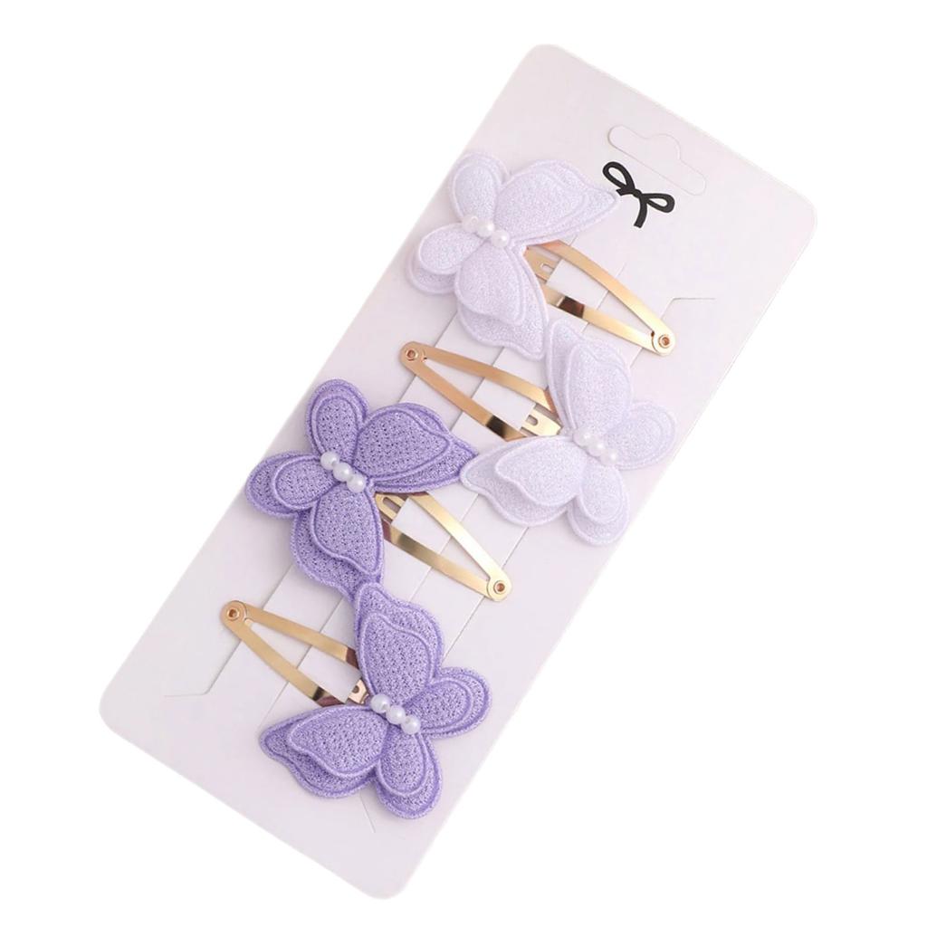 4Pcs Double Layer Bows Hair Clips For Women And Girls Metal Barrette Fashion Hair Accesories With Practical Elastic Grip