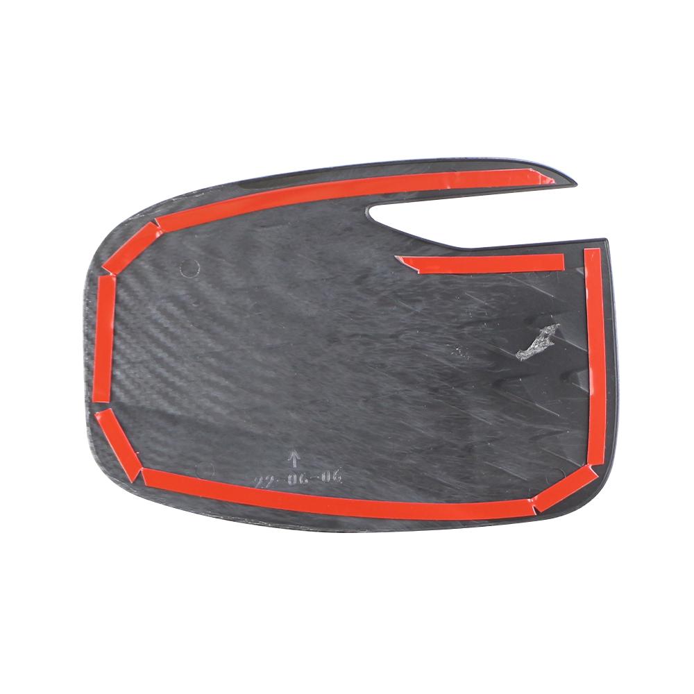 Imitation Carbon Car Charging Port Decorative Sticker Pattern Fuel Tank Cover Trim for BYD Atto3 Atto 3 2022-2024 Accessories