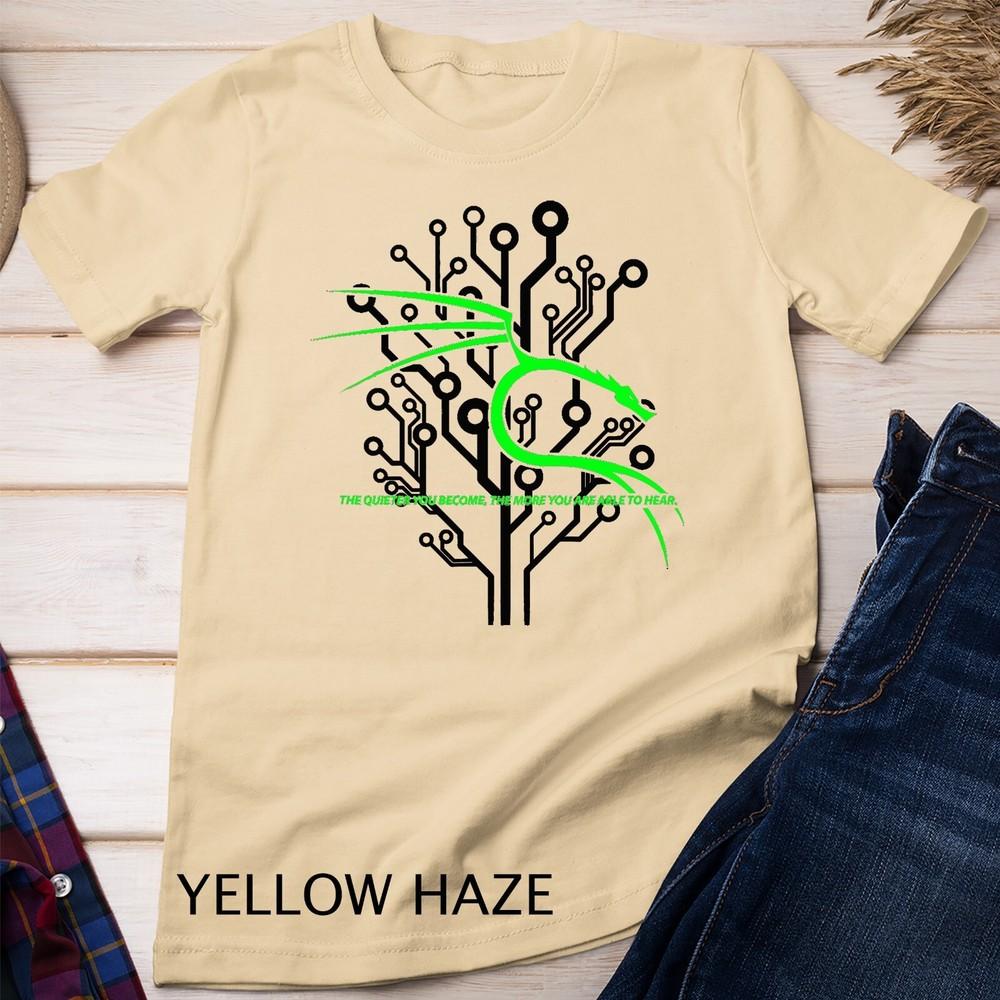 

Backtrack Kali Linux T-Shirt with Dragon and Tagline - Green Unisex T-shirt L