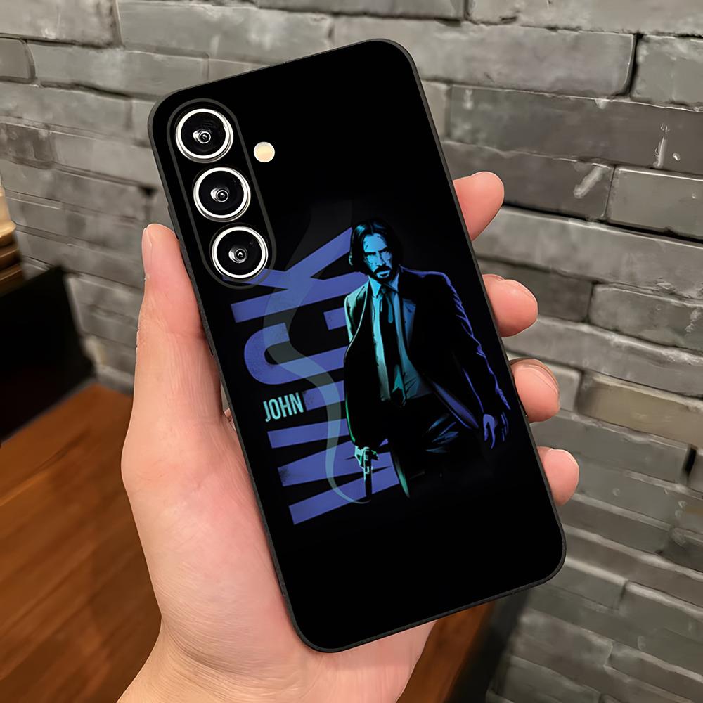 

Movie Character John Wick Phone Case For Samsung A25 A13 A33 5G A54 A36 A35 A56 A52 A14 Shockproof Soft Cover Samsung A14
