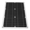 18V 20W Portable Solar Panel Semi Flexible Monocrystalline Waterproof Solar Charge Panel for