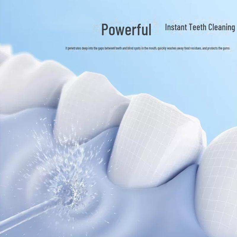Usmile Portable Electric Water Flosser with Four Heads for Oral Care