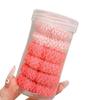 6pcs Items Stylish Hair Accessories Thickened Flexible Ponytail Rings No Snag Design Various Shades