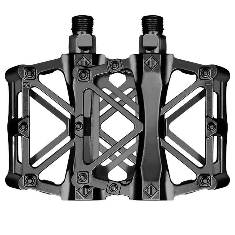 Light weight Bicycles Platform Pedals 8 Pins Nonslip Bicycles Pedals for Mountain Cycling Road Bicycles Enduring