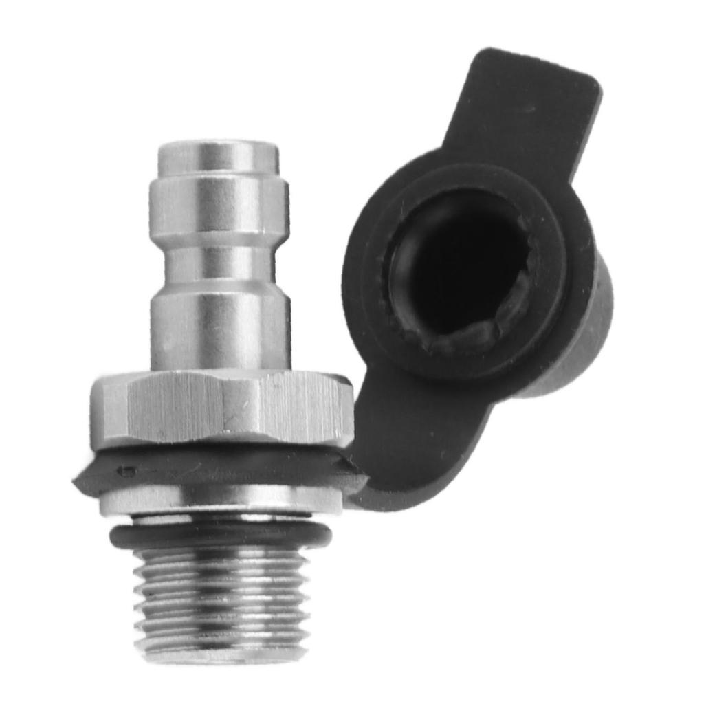 CO2 Inflation Connector M10x1 Male Stainless Steel Soda Water Bottle Parts with Gasket