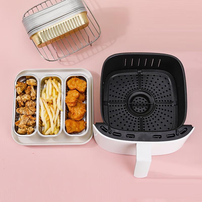 Pabei Disposable Golden Rectangular Aluminum Foil Baking Containers