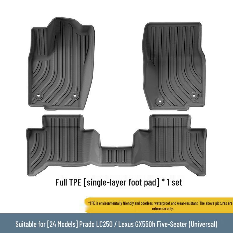 Eco-Friendly TPE Floor Mats & Trunk Mat for 2024 Lexus GX550H/Prado