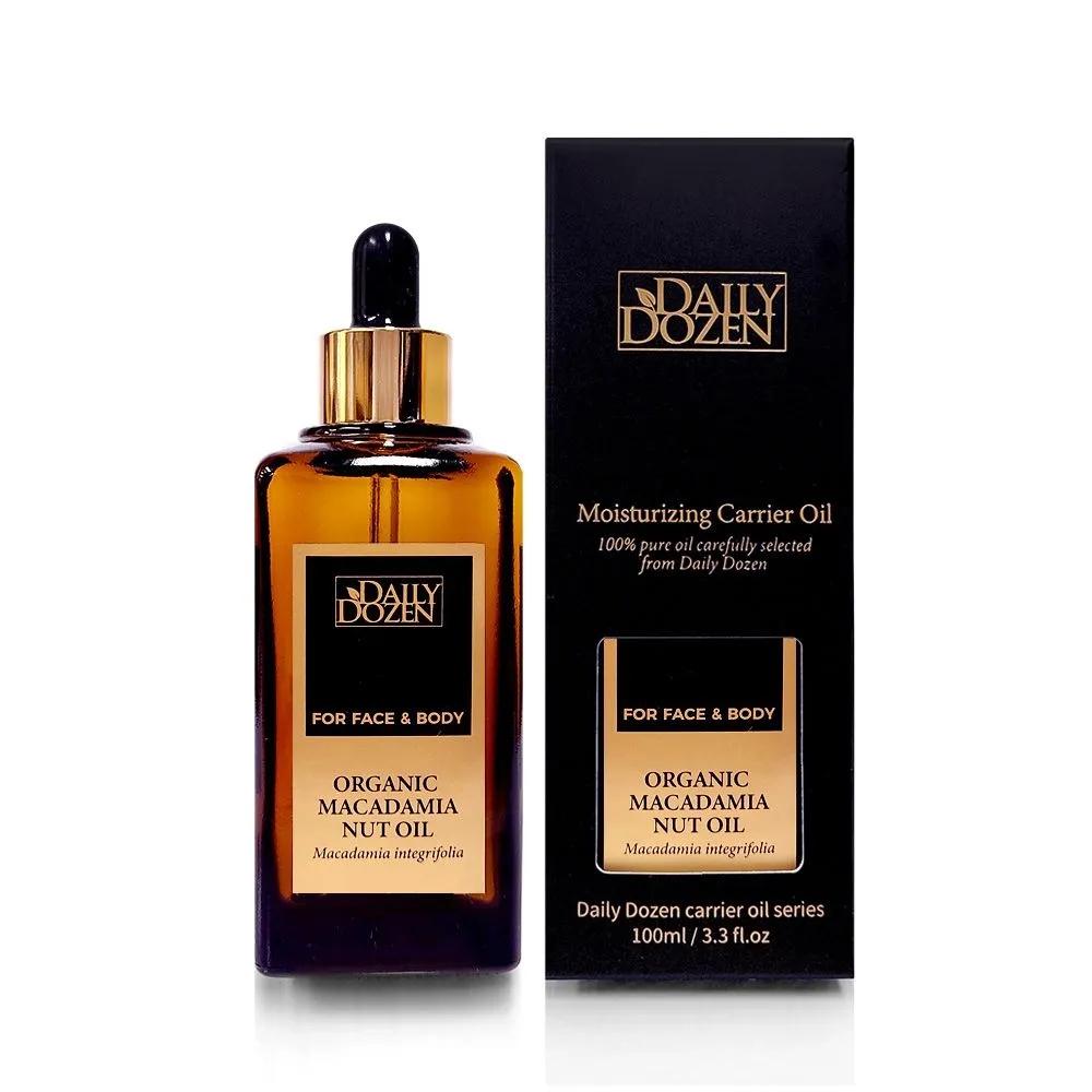 DAILY DOZEN Organic Macadamia Carrier Oil 100ml