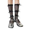 Sweet Lolita Calf Length Socks Soft Nylon Fabric Socks Breathable Socks Comfort Socks Perfect for Daily Wear and Cosplay