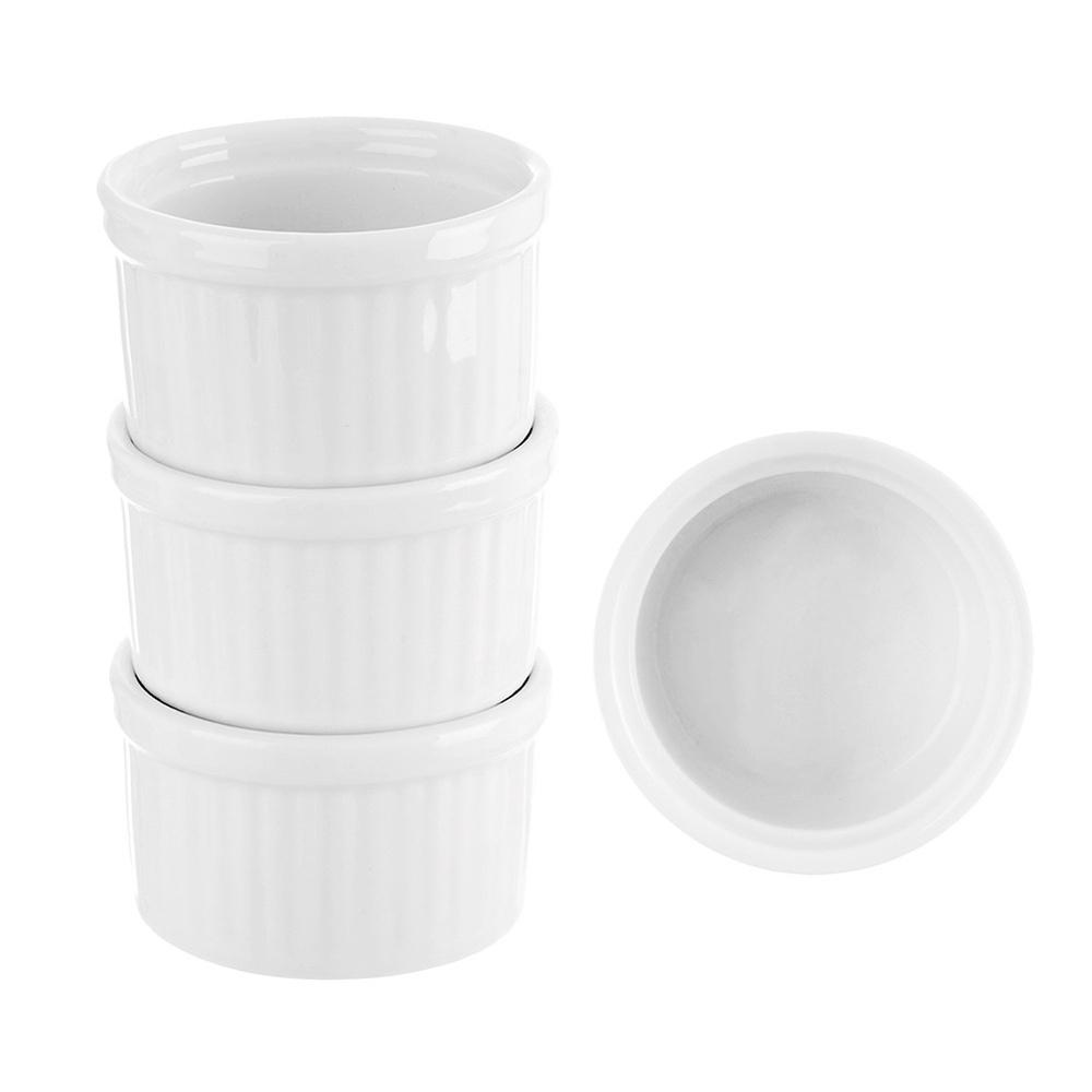 4x Naczynie Zapiekania Żaroodporne Miska Miseczka Kokilka Ceramiczna 40 ml