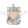 Winged Plush Pouch for 10cm Plush Heart Angel Bag Charm Toys, Window, Wings, Transparent, Silver, [Used]