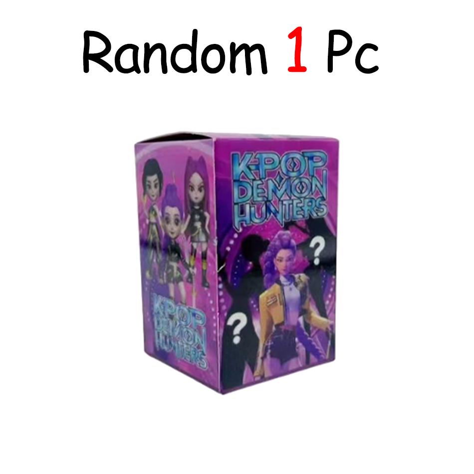 Anime KPop Devil Hunter Doll Vinyl Toy Saja Boys Series QinYu Mystic Character PVC Blind Box Ornament Toy Birthday Gift