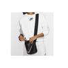 Nike Heritage Solid Color Logo Zipper Shoulder Crossbody Bag Unisex bags Black DB4696-010