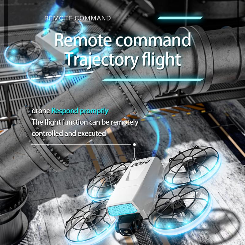 Non-Toxic Rc Quadcopter 2.4G 4Ch Drone With Display Screen Remote Control Hd Pography Aircraft Optical Flow Positioning Dron For Adult