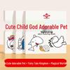 Children's Mini Doodle & Watercolor Coloring Book with Sticky Note Album