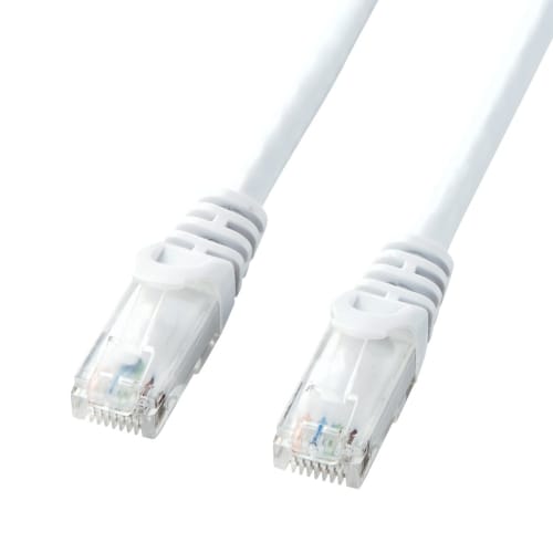 Sanwa Supply CAT6LAN Cable (3m) UTP 1Gbps/250MHz RJ45 Anti-claw White LA-Y6-03W