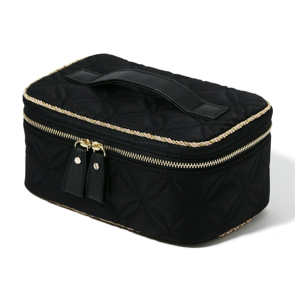 Francfranc Bell Vanity Pouch, Small, Black