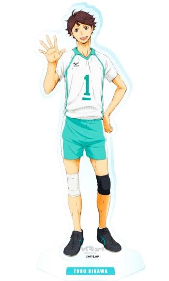 

Oikawa Toru Acrylic Stand, 21cm Tall, Aoba Johsai, Official Haikyuu Merchandise