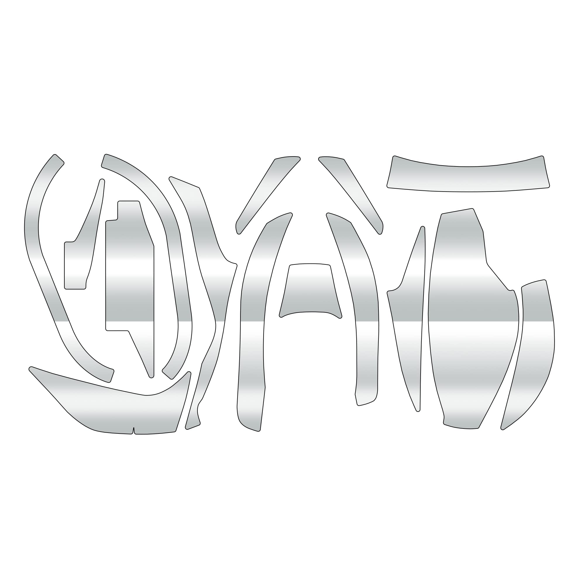 

CUSTOM YOROI Custom Decals for 21 Zillion 22 Zillion and 22 Silver Wolf SVTW Baitcasting Scratch Clear SEAT.JP SVTW, TWHD, Reels, Protection,