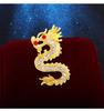 Retro Dragon Totem Brooch Pin for Men's Suits